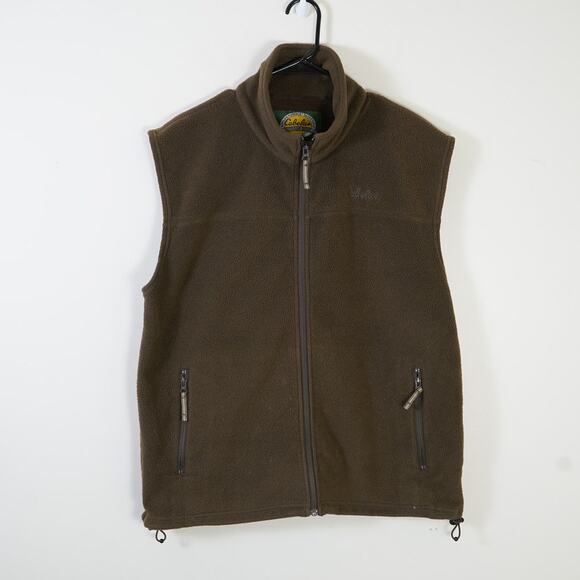 Cabela's Other - Cabelas olive green full zip outdoors gorpcore fleece vest mens Large